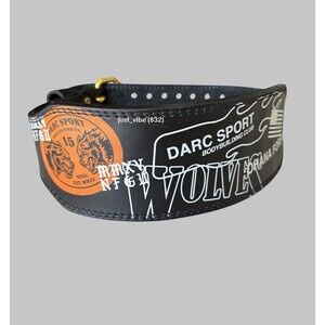 Darc Sport Life Moves Fast Ohana Forever Weightlifting Weight Belt Size Medium